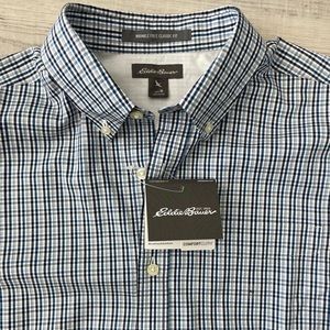 Eddie Bauer Classic Oxford Skyblue Wrinkle Free